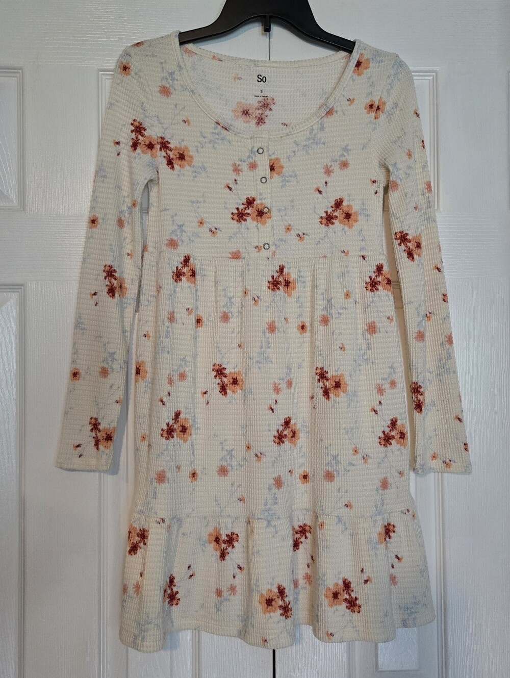 SO Waffle Knit Dress Size Small